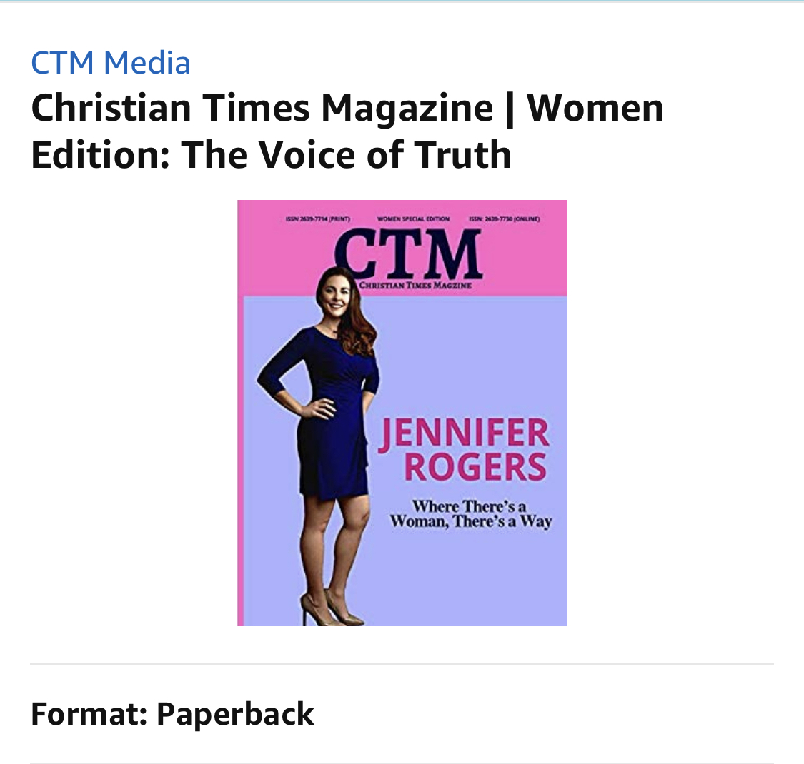 Christian Times Magazine — Jennifer Rogers cover